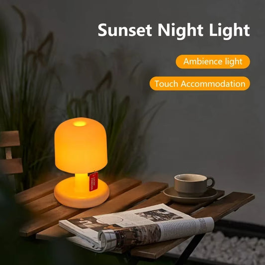 Rechargeable Mini Sunset Projection LED Night Light Table Lamp