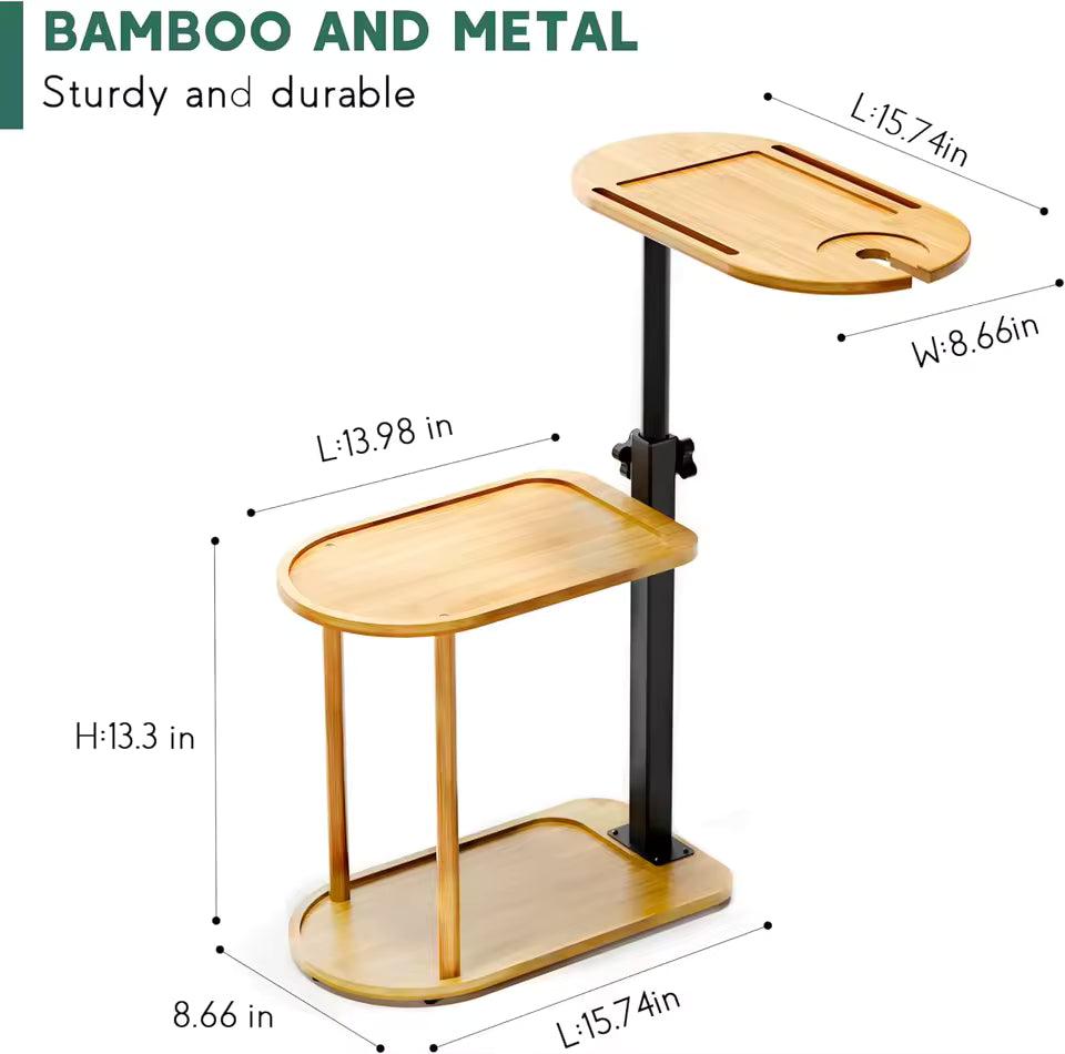 Adjustable Bamboo Bath Tub Tray